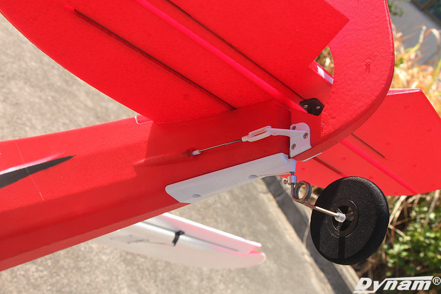 Dynam Primo RC Beginner Trainer Red STOL Bigfoot 4S w Flaps