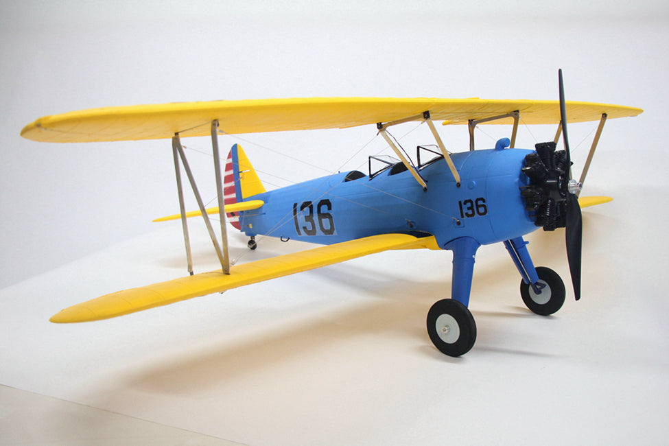 Dynam Stearman PT-17 Blue 4S RC Biplane 1300mm
