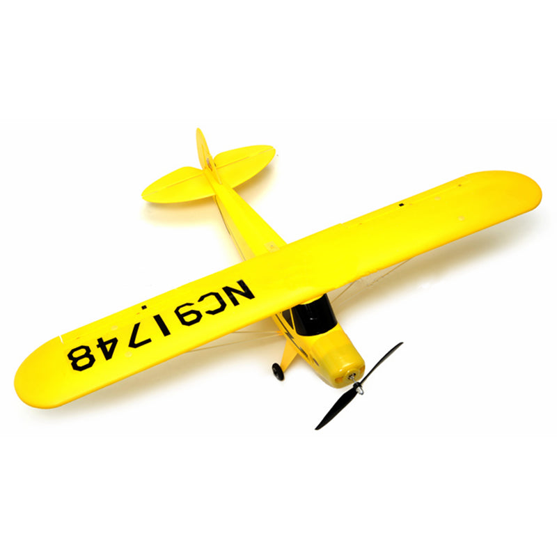 Dynam Super J3 Cub PA-18 Radio Controlled Scale Airplane 1070mm 42.1inch Wingspan - PNP/BNF/RTF - DY8927YL