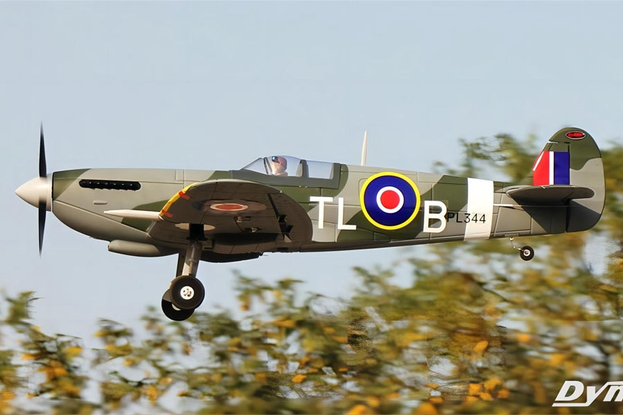 Spitfire Racing Plane Dynam Supermarine Spitfire V3 RC Warbird Plane 1200mm