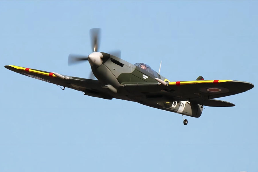 Spitfire Racing Plane Dynam Supermarine Spitfire V3 RC Warbird Plane 1200mm