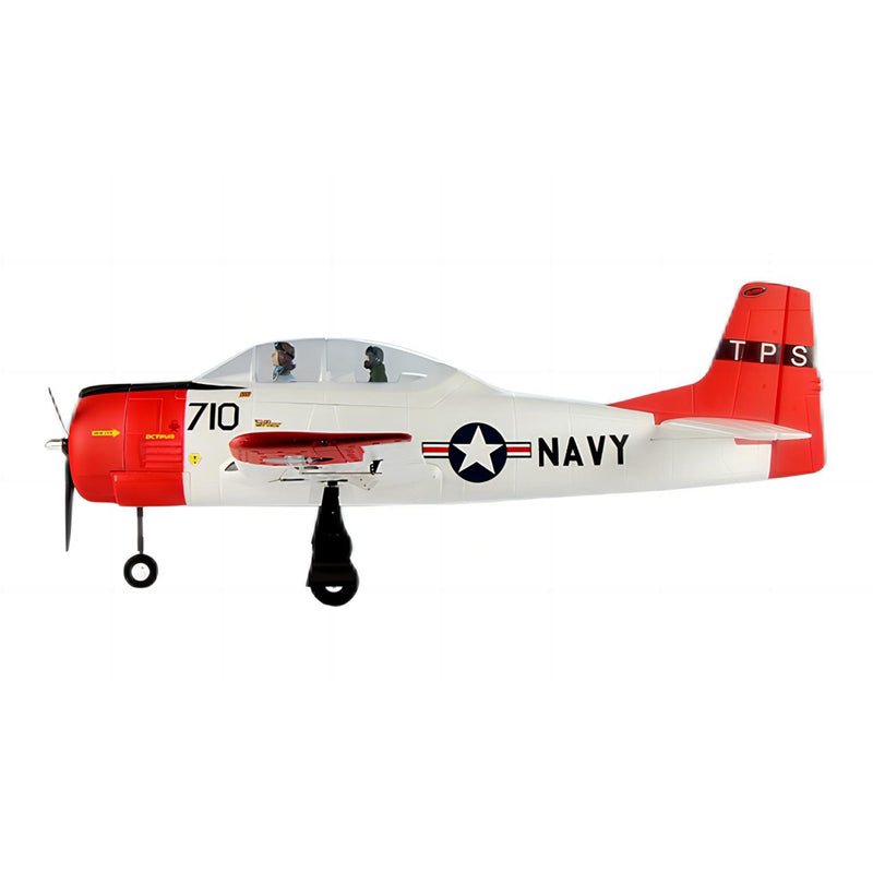 Dynam T28 Trojan V2 Red RC Warbird Plane 1270mm 50inch Wingspan PNP/BNF/RTF - DY8940RD