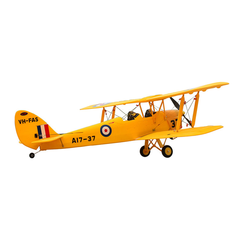 Dynam Tiger Moth V2 Yellow RC Biplane 1270mm 50