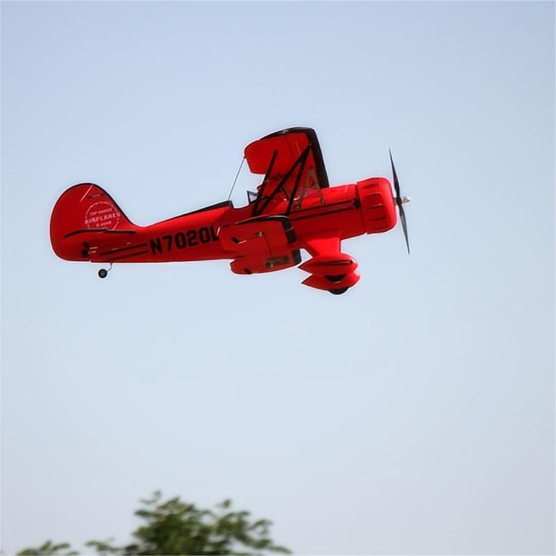 Dynam Waco YMF-5D V2 Red 4S RC Biplane 1300mm
