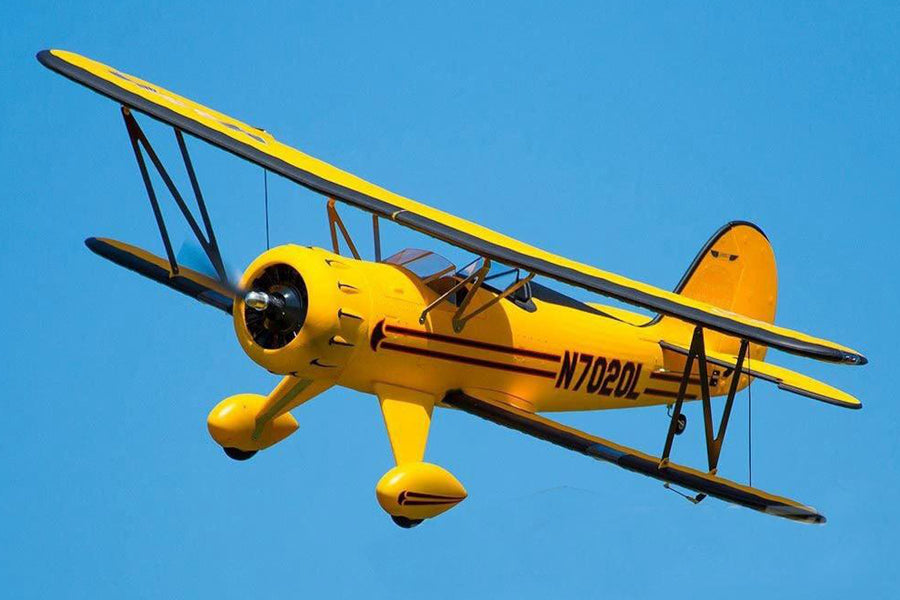 Dynam Waco YMF-5D V2 Yellow RC Biplane 1270mm 50inch Wingspan PNP/BNF/RTF - DY8952YL