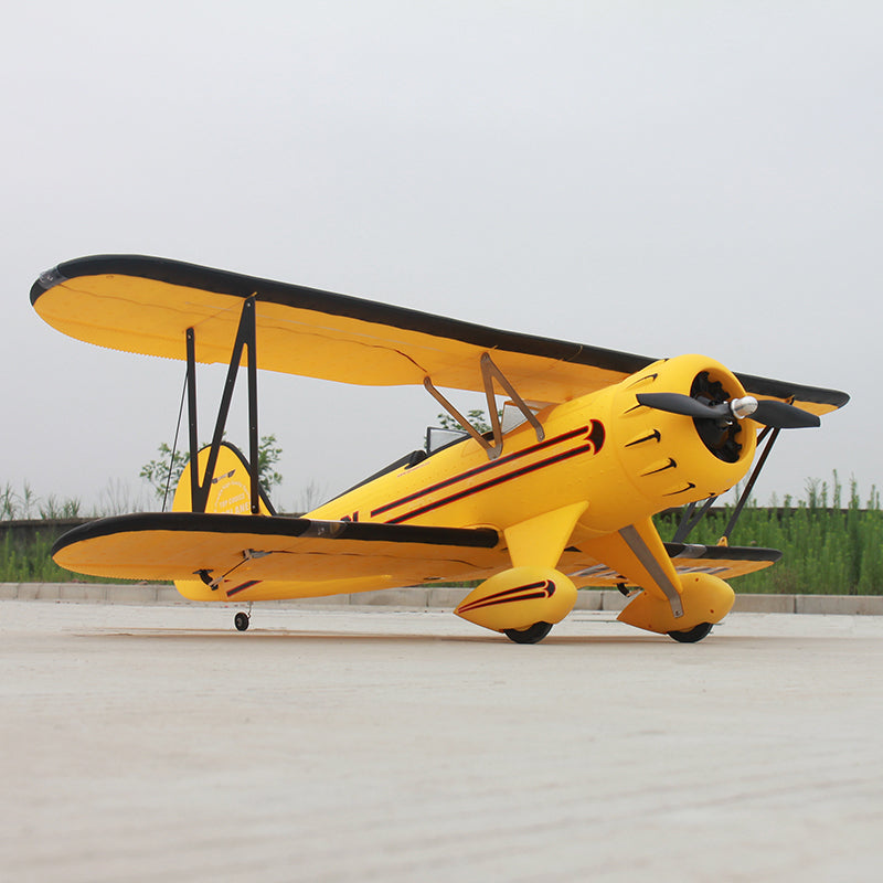 Dynam Waco YMF-5D V2 Yellow 4S RC Biplane 1270mm