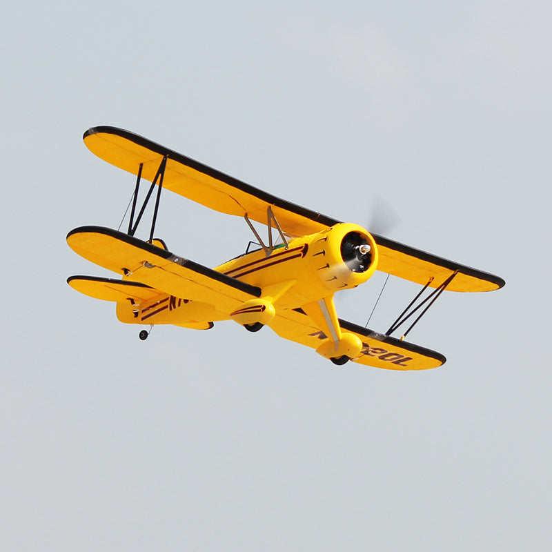 Dynam Waco YMF-5D V2 Yellow 4S RC Biplane 1300mm