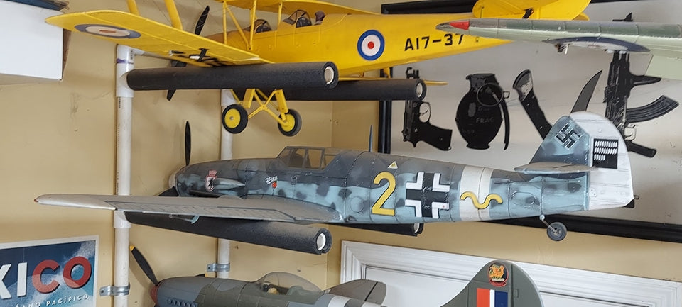 Dynam BF109-Tiger Moth-Spitfire 1200