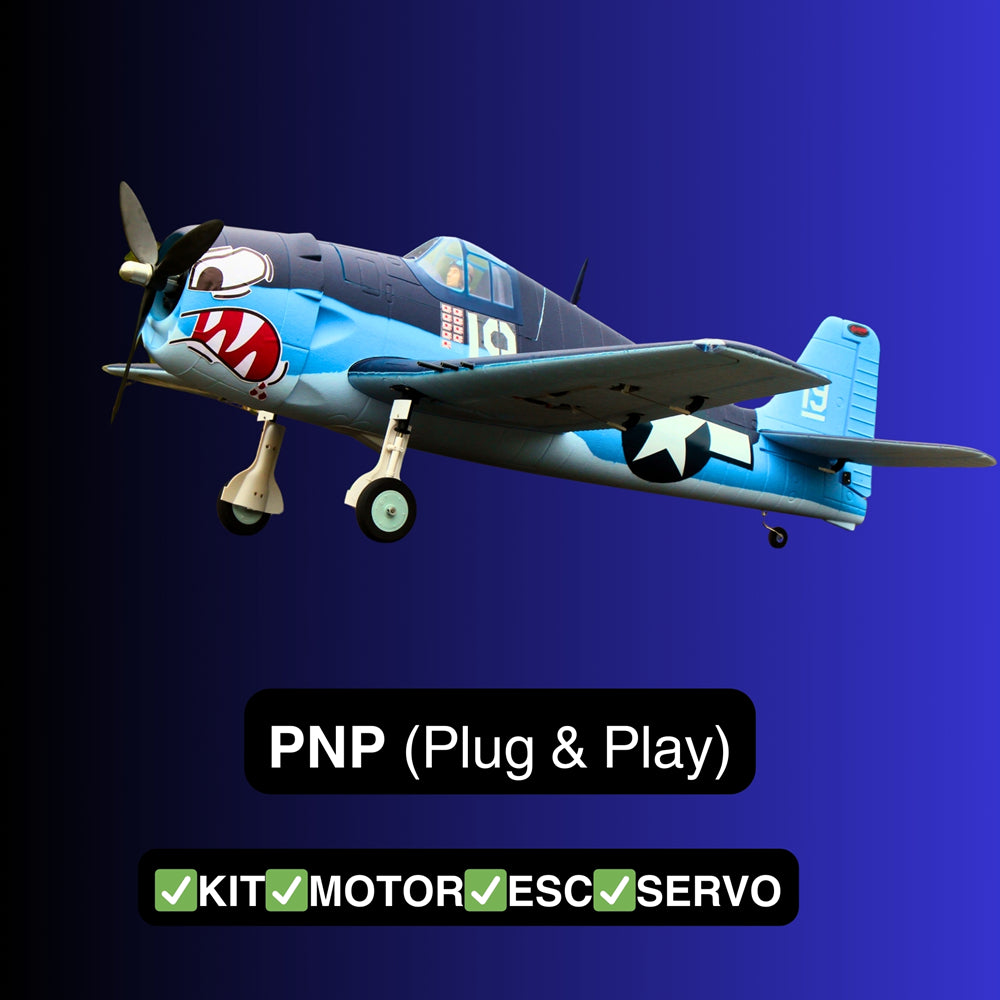 Dynam F6F Hellcat (ヘルキャット) V2 4S RC ウォーバード プレーン