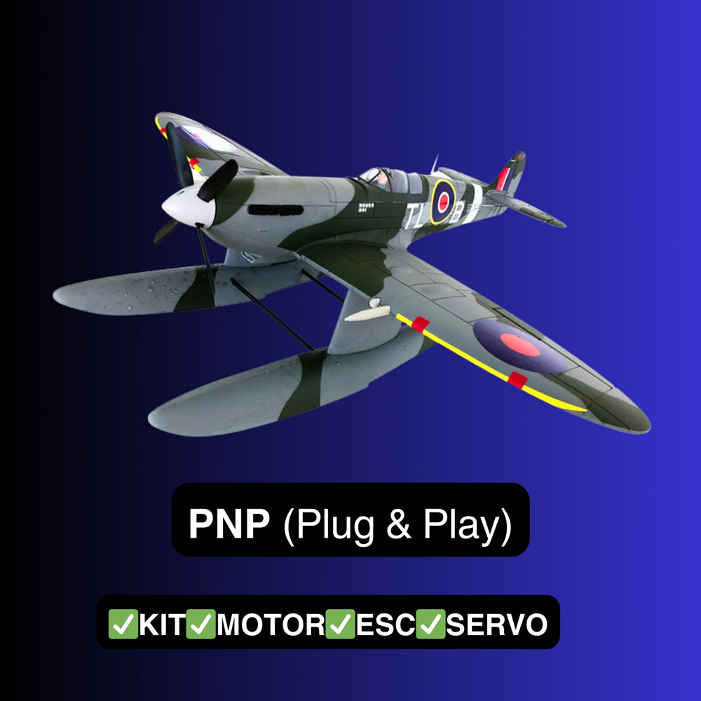 Dynam Supermarine Spitfire MK.VB 4S RC Warbird Seaplane w/ Flaps